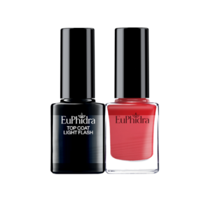 Euphidra Smalto Semipermanente+Top Coat Light Protettivo
